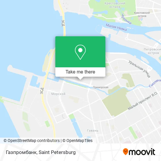 Газпромбанк map