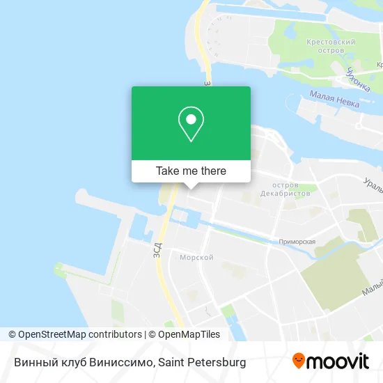 Винный клуб Виниссимо map