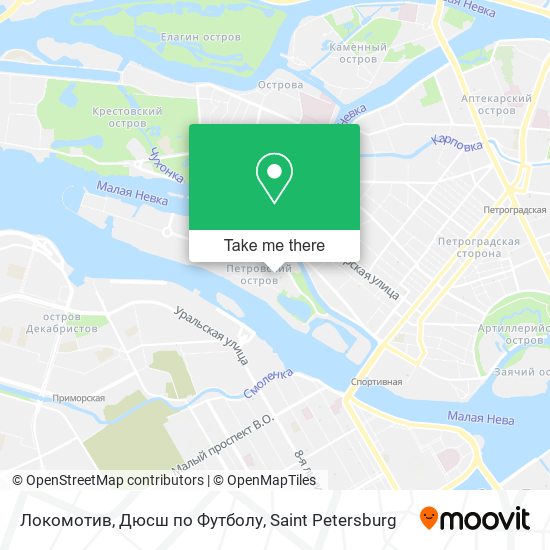 Локомотив, Дюсш по Футболу map