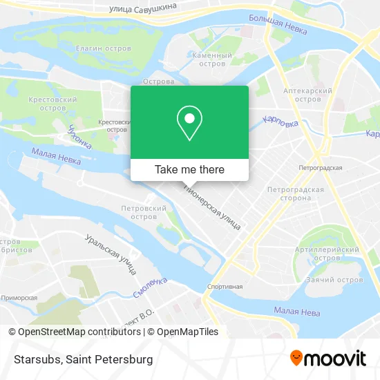 Starsubs map