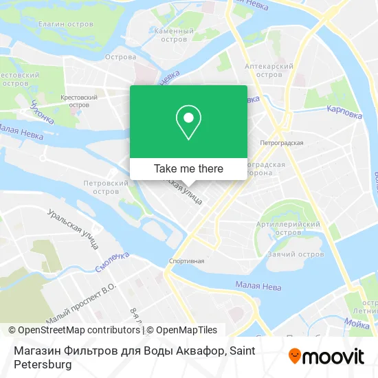 Магазин Фильтров для Воды Аквафор map