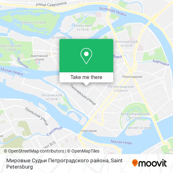 Мировые Судьи Петроградского района map