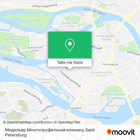 Медильер Многопрофильная клиника map