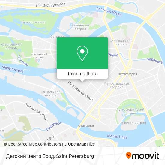 Детский центр Есод map