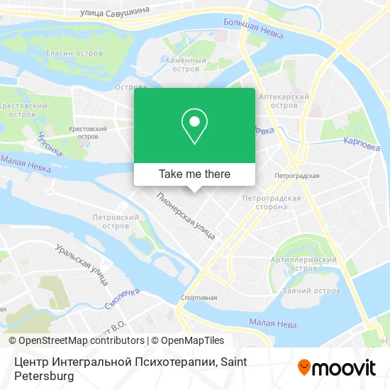 Центр Интегральной Психотерапии map