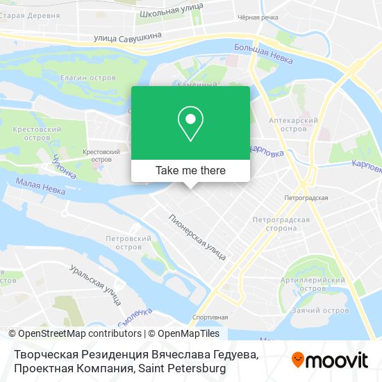 Творческая Резиденция Вячеслава Гедуева, Проектная Компания map