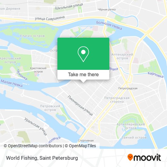 World Fishing map