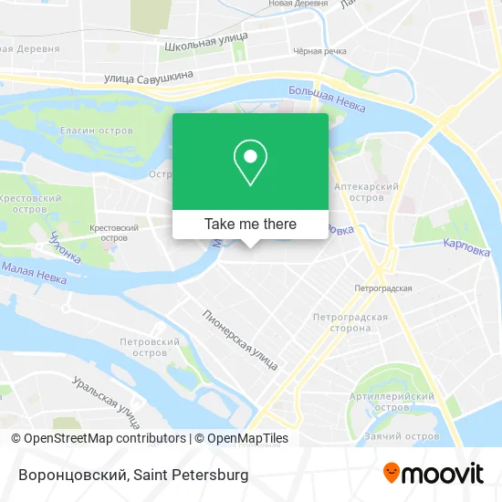 Воронцовский map