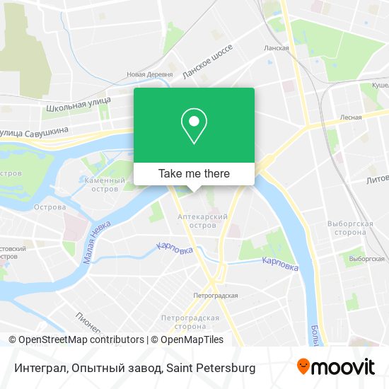 Интеграл, Опытный завод map