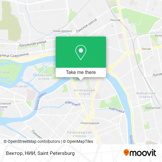 Вектор, НИИ map
