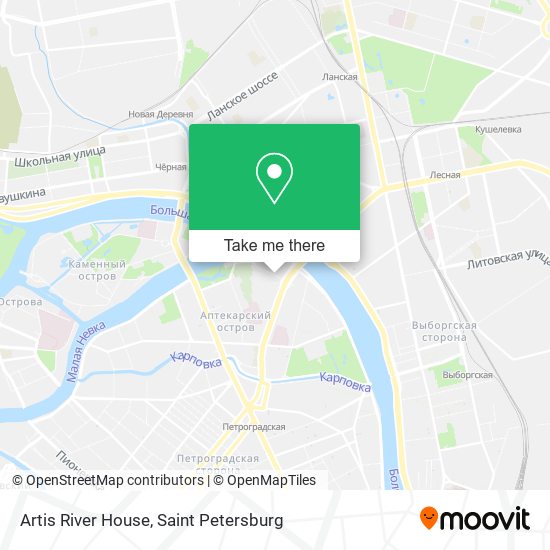 Artis River House map