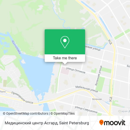 Медицинский центр Асгард map