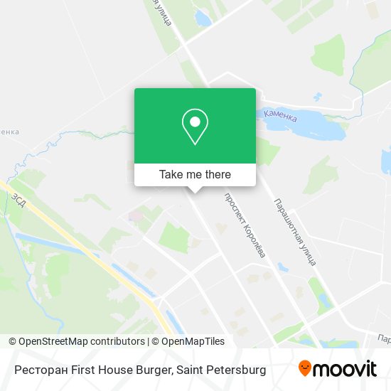 Ресторан First House Burger map