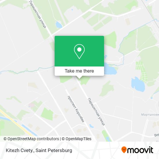 Kitezh Cvety. map