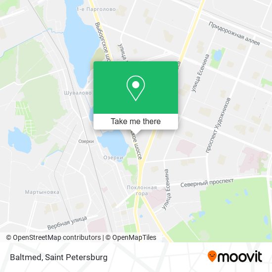 Baltmed map