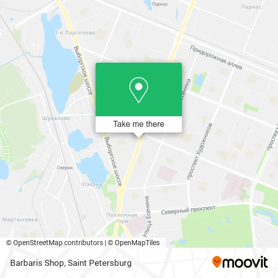 Barbaris Shop map