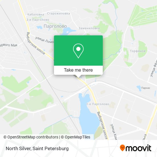 North Silver map