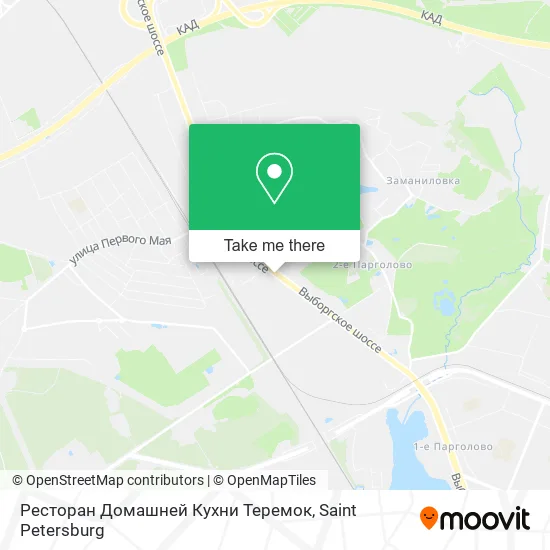 Ресторан Домашней Кухни Теремок map