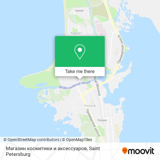 Магазин косметики и аксессуаров map