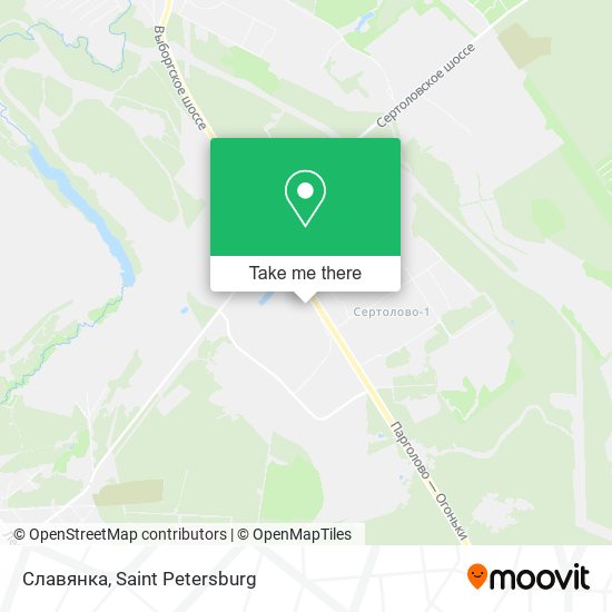 Славянка map