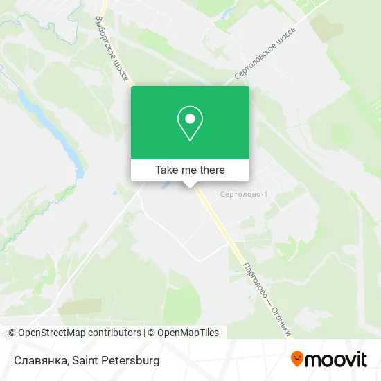 Славянка map