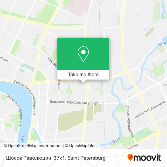 Шоссе Революции, 37к1 map