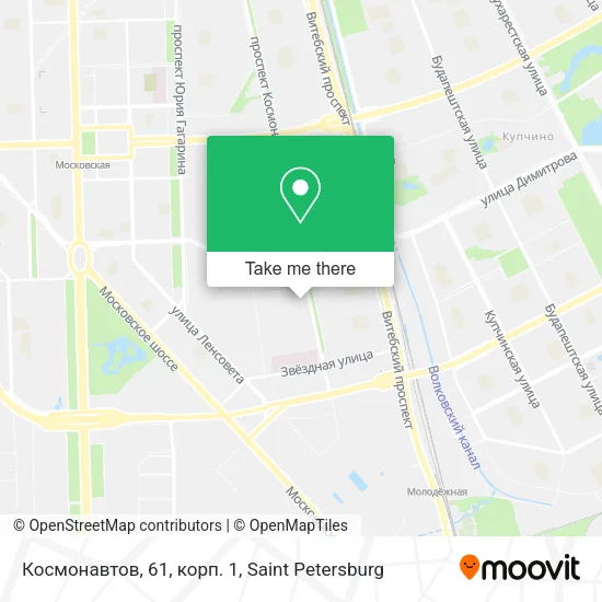 Космонавтов, 61, корп. 1 map