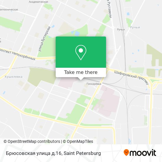 Брюсовская улица д.16 map