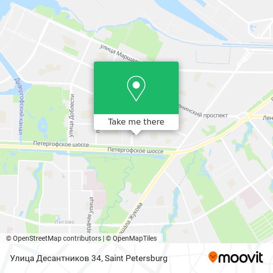 Улица Десантников 34 map