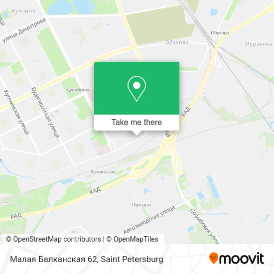 Малая Балканская 62 map