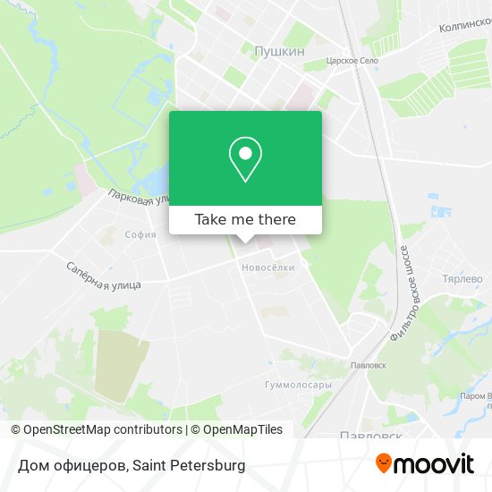 Дом офицеров map