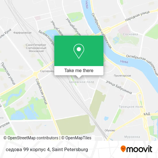 седова 99 корпус 4 map