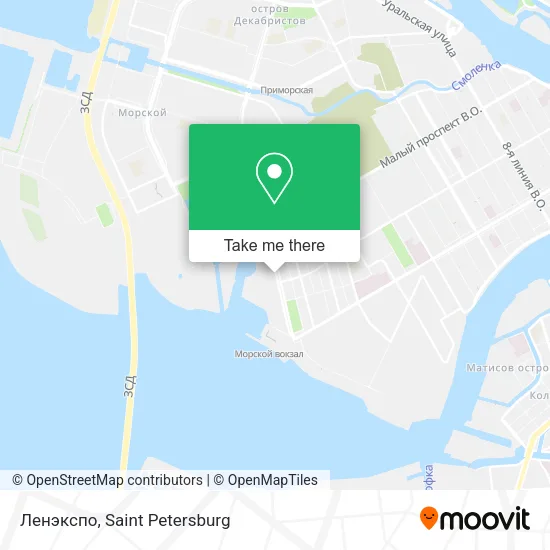 Ленэкспо map