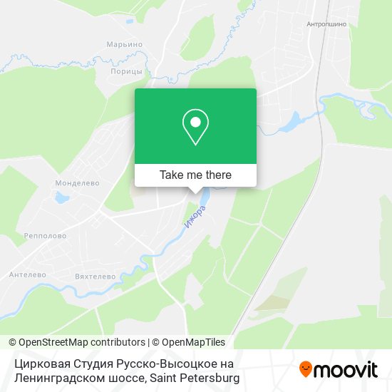 Цирковая Студия Русско-Высоцкое на Ленинградском шоссе map