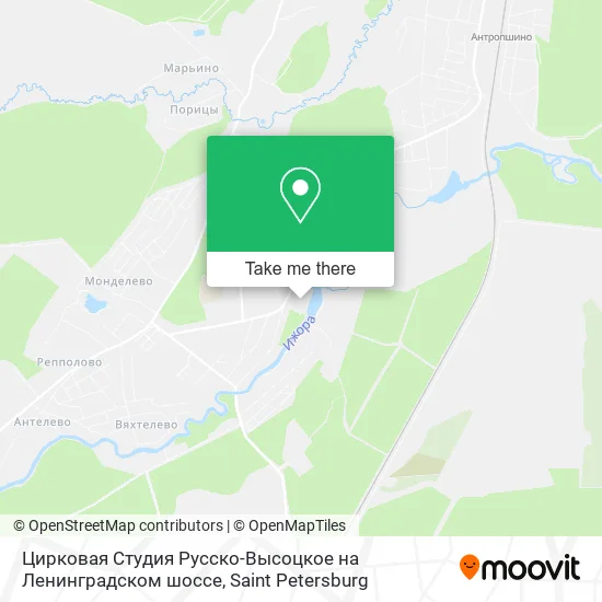 Цирковая Студия Русско-Высоцкое на Ленинградском шоссе map