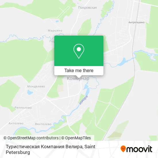 Туристическая Компания Велира map