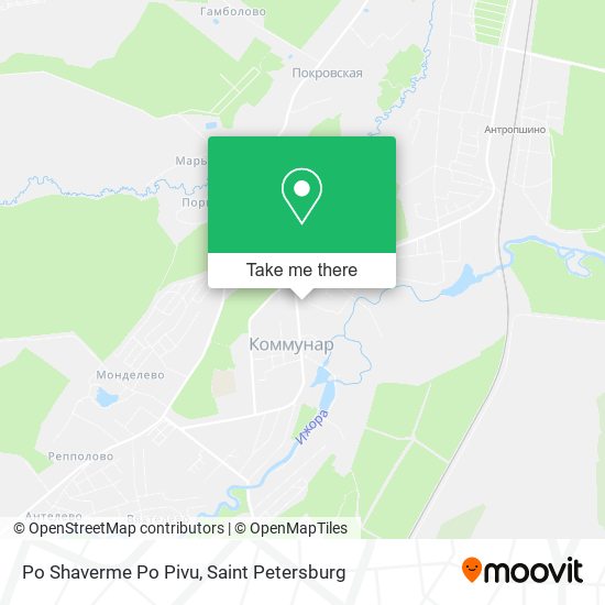 Po Shaverme Po Pivu map