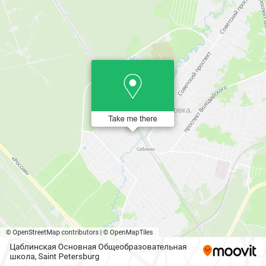 Цаблинская Основная Общеобразовательная школа map