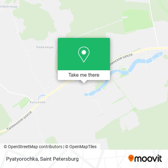 Pyatyorochka map
