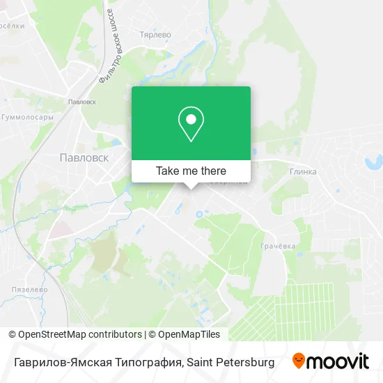 Гаврилов-Ямская Типография map