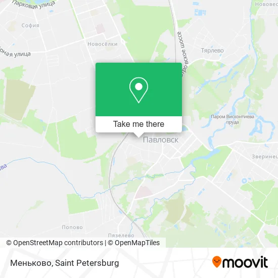 Меньково map