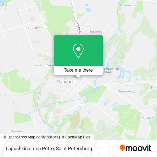 Lapushkina Irina Petro map