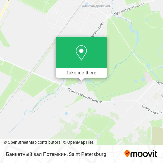 Банкетный зал Потемкин map