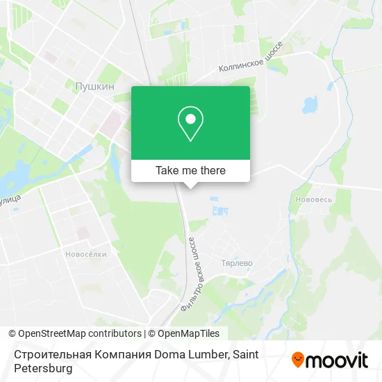 Строительная Компания Doma Lumber map