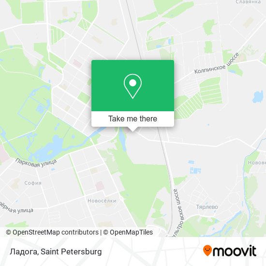Ладога map