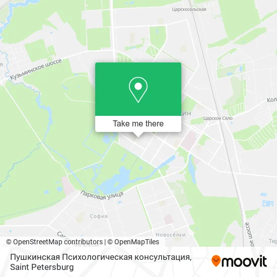 Пушкинская Психологическая консультация map