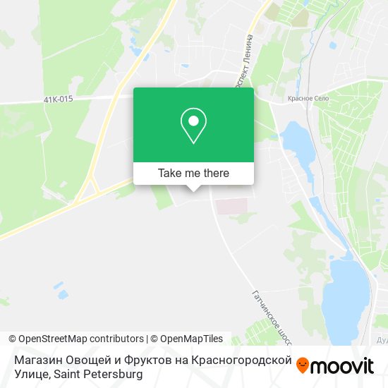 Магазин Овощей и Фруктов на Красногородской Улице map