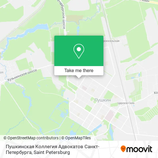 Пушкинская Коллегия Адвокатов Санкт-Петербурга map
