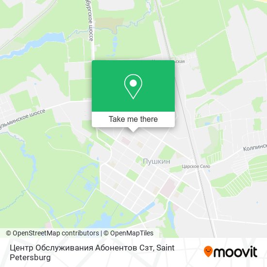 Центр Обслуживания Абонентов Сзт map