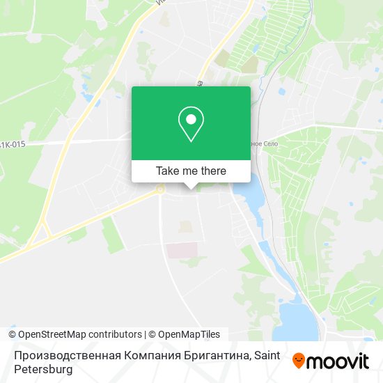 Производственная Компания Бригантина map